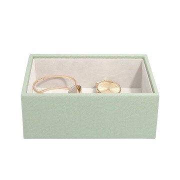 SELSEY Szkatułka na biżuterię Pebble Mini Watch & Accessory Layer zieleń szałwi - Genesis