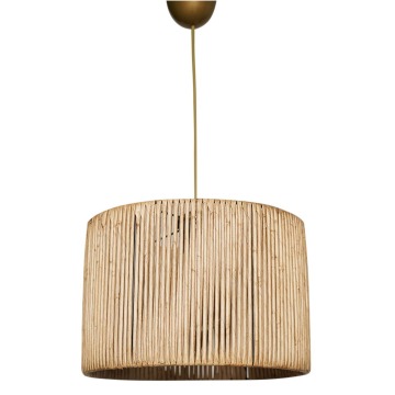 SELSEY Lampa wisząca Viselfe średnica 30 cm walec - Genesis