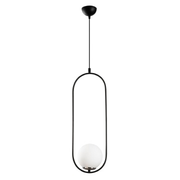 SELSEY Lampa wisząca Tuiren x1 czarna - Genesis