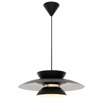 SELSEY Lampa wisząca Carmen średnica 45 cm czarna - Genesis