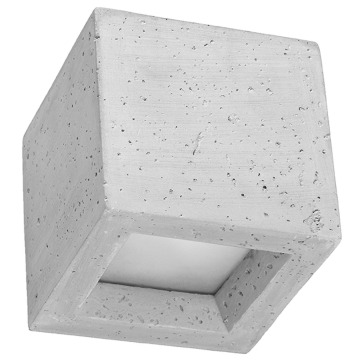SELSEY Kinkiet Obett 12x12 cm beton - Genesis