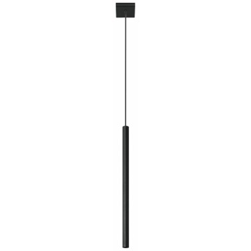 SELSEY Lampa wisząca Lagga 8x8 cm x1 czarna - Genesis