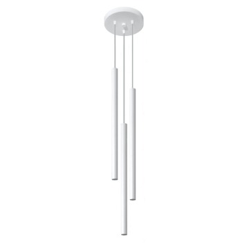 SELSEY Lampa wisząca Lagga średnica 20 cm x3 biała - Genesis