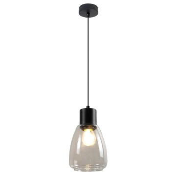 SELSEY Lampa wisząca Moldo średnica 12 cm transparentny klosz - Genesis