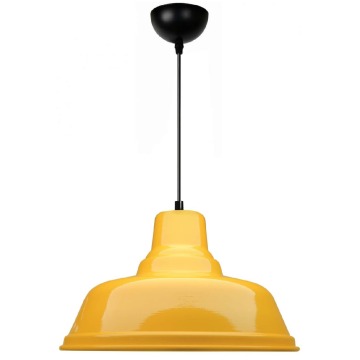 SELSEY Lampa wisząca Lennety średnica 31 cm żółta - Genesis