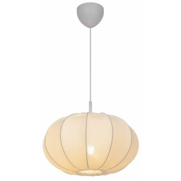 SELSEY Lampa wisząca Aeron średnica 40 cm biała - Genesis