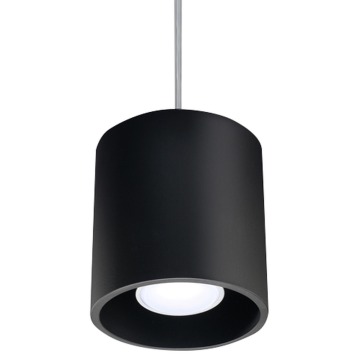 SELSEY Lampa wisząca Obett średnica 10 cm x1 czarny - Genesis