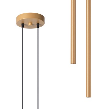 SELSEY Lampa wisząca Lagga średnica 15 cm x2 złota - Genesis