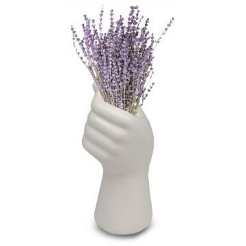 SELSEY Wazon Loccurs 17 cm biały - Genesis