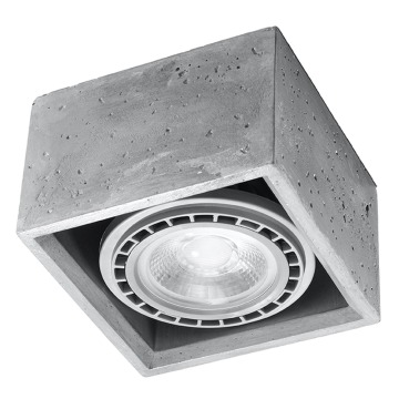 SELSEY Plafon Obett 14x14x9 cm x1 beton - Genesis
