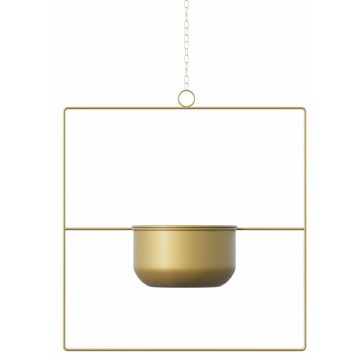 SELSEY Doniczka Mocric 40 cm metalowa złota - Genesis