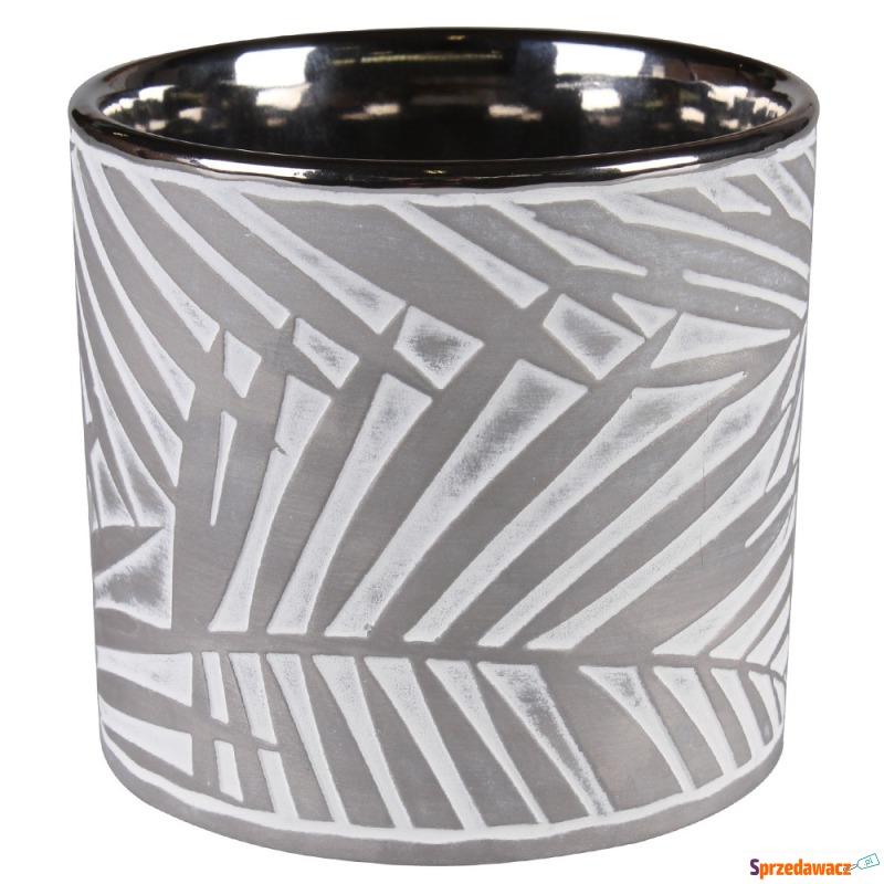 SELSEY Osłonka na doniczkę Jarl ceramiczna 12,5... - Donice, doniczki - Ludomy