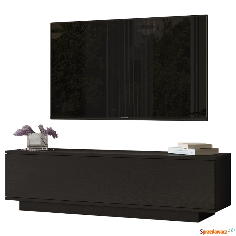 SELSEY Szafka RTV Fenin 35,5x140 cm czarna - Genesis - Szafki RTV - Radom