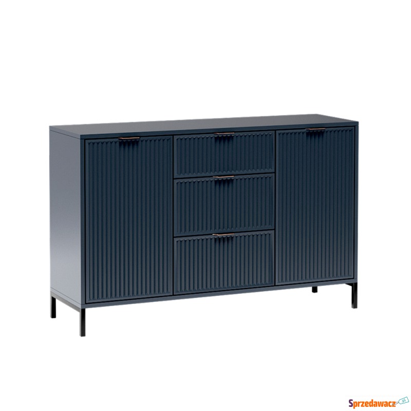 SELSEY Komoda dwudrzwiowa Passimo 135cm z trzema... - Komody - Elbląg
