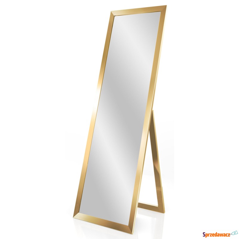 SELSEY Lustro stojące Manouss 146x46 cm w złotej... - Lustra - Ostrołęka