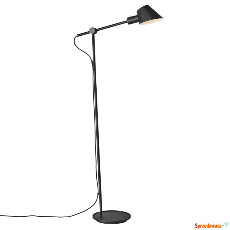 SELSEY Lampa podłogowa Stay 135 cm czarna - Genesis - Lampy stojące - Kędzierzyn-Koźle