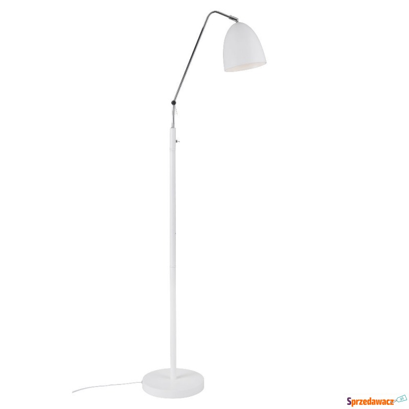 SELSEY Lampa podłogowa Alexander 140 cm biała... - Lampy stojące - Gorzów Wielkopolski
