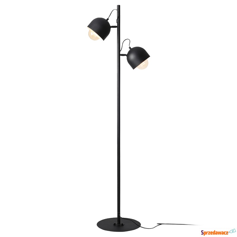 SELSEY Lampa podłogowa Fiene 161 cm czarna - Genesis - Lampy stojące - Zielona Góra