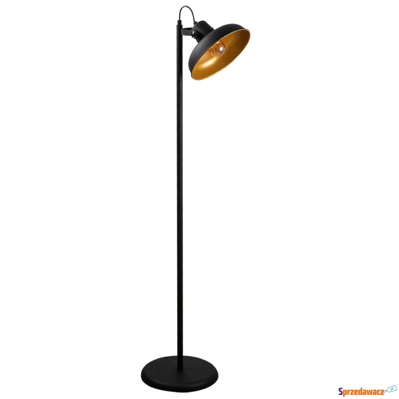 SELSEY Lampa podłogowa Wellfran 145 cm czarna... - Lampy stojące - Białogard