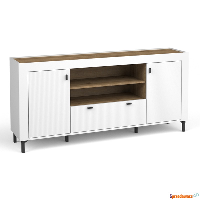 SELSEY Komoda dwudrzwiowa Lammila 171 cm z sz... - Komody - Płock