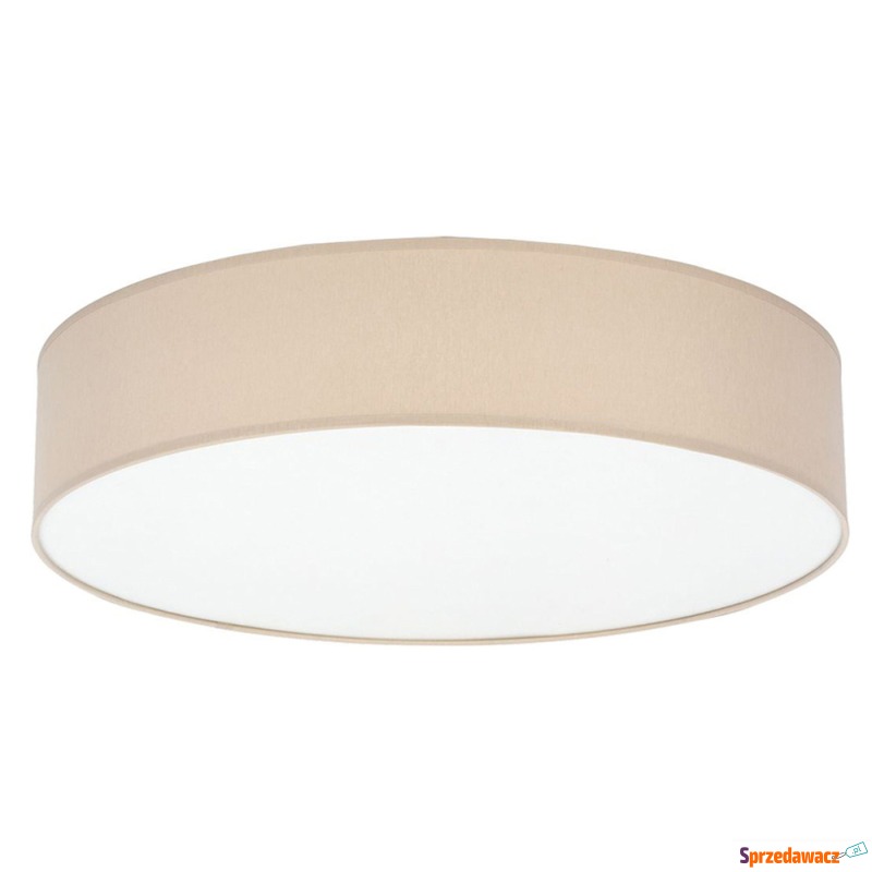 SELSEY Plafon Harnalls średnica 60 cm beżowy -... - Lampy wiszące, żyrandole - Konin