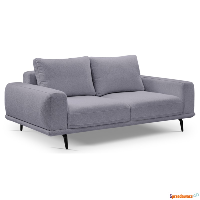 SELSEY Sofa dwuosobowa Selline szara boucle -... - Sofy, fotele, komplety... - Częstochowa