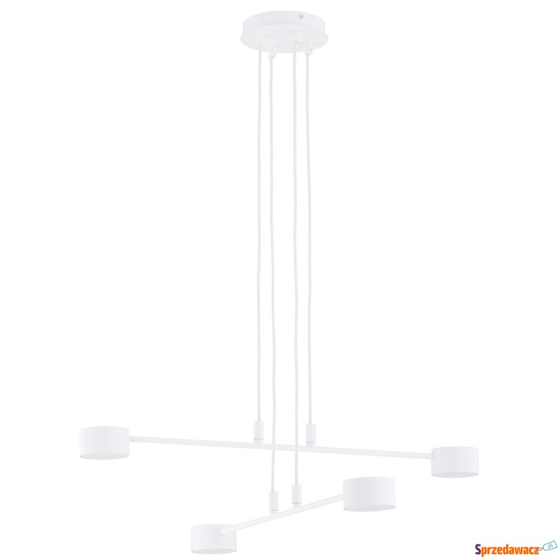 SELSEY Lampa wisząca Moddus biała x4 - Genesis - Lampy wiszące, żyrandole - Lubin