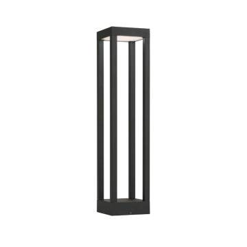 SELSEY Lampa ogrodowa Structure LED czarna 50 cm - Genesis
