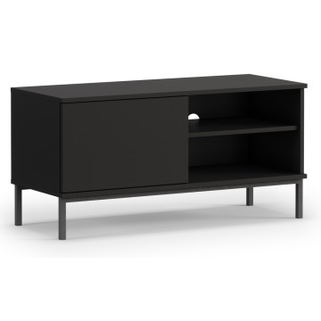 SELSEY Szafka RTV Perila 100 cm czarna - Genesis