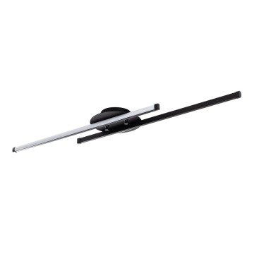 SELSEY Lampa sufitowa Evilds czarna - Genesis