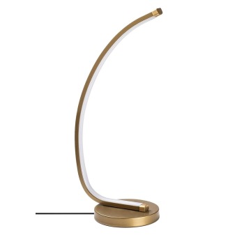 SELSEY Lampka na biurko Basherts 43 cm złota - Genesis