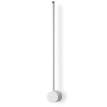 SELSEY Lampa ścienna Walriefle 62 cm biała - Genesis