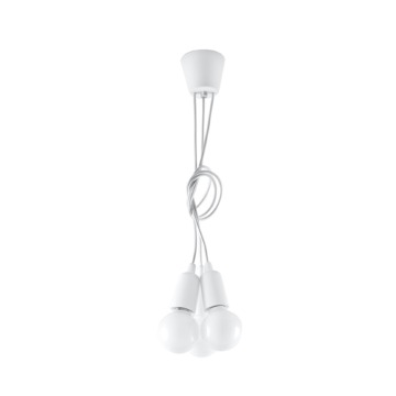 SELSEY Lampa wisząca Drense 3 biała - Genesis