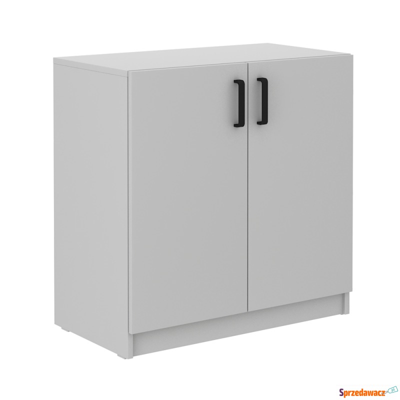 SELSEY Komoda Stundly dwudrzwiowa 80 cm Szary... - Komody - Słupsk