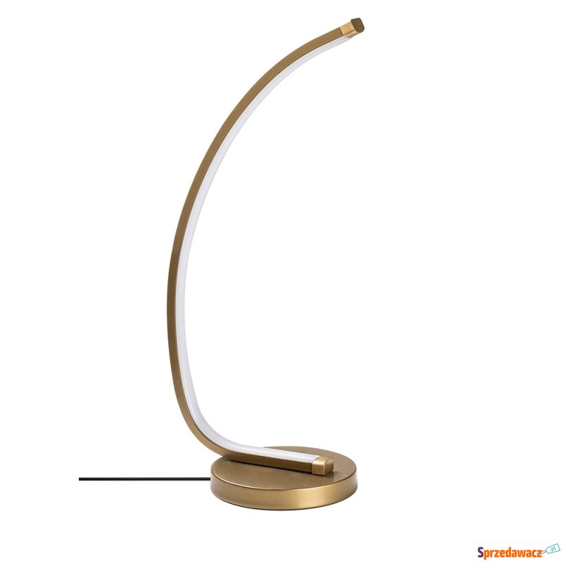 SELSEY Lampka na biurko Basherts 43 cm złota -... - Lampy stołowe - Grudziądz