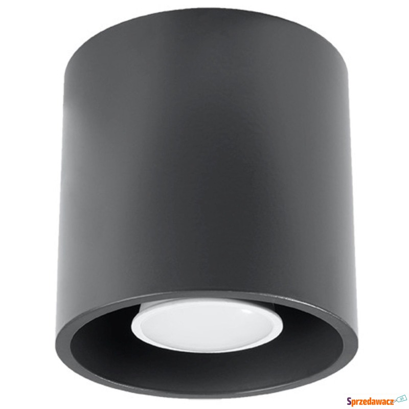 SELSEY Plafon sufitowy Obett x1 antracytowy -... - Lampy wiszące, żyrandole - Głogów