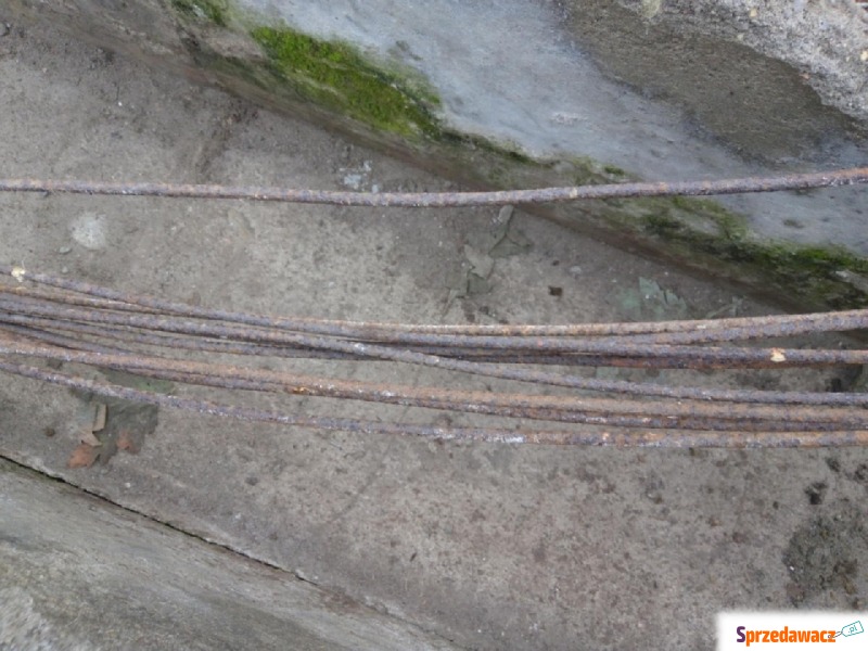 Drut pręt metalowy grubość 6mm pręty metalowe... - Druty, pręty, liny stalowe - Łódź