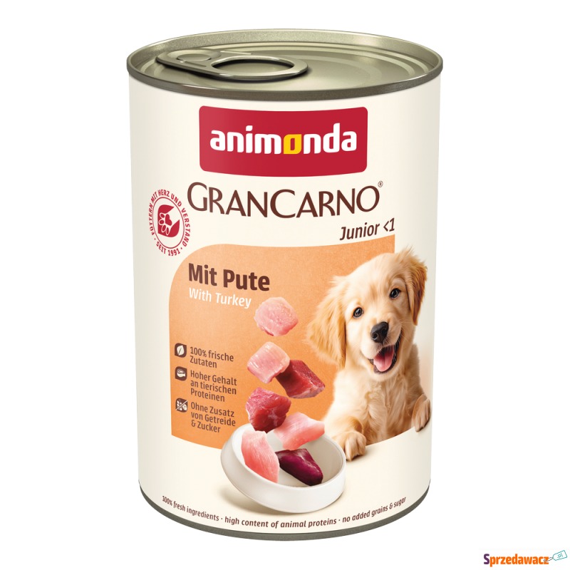 animonda GranCarno Original Junior, 6 x 400 g... - Karmy dla psów - Lublin