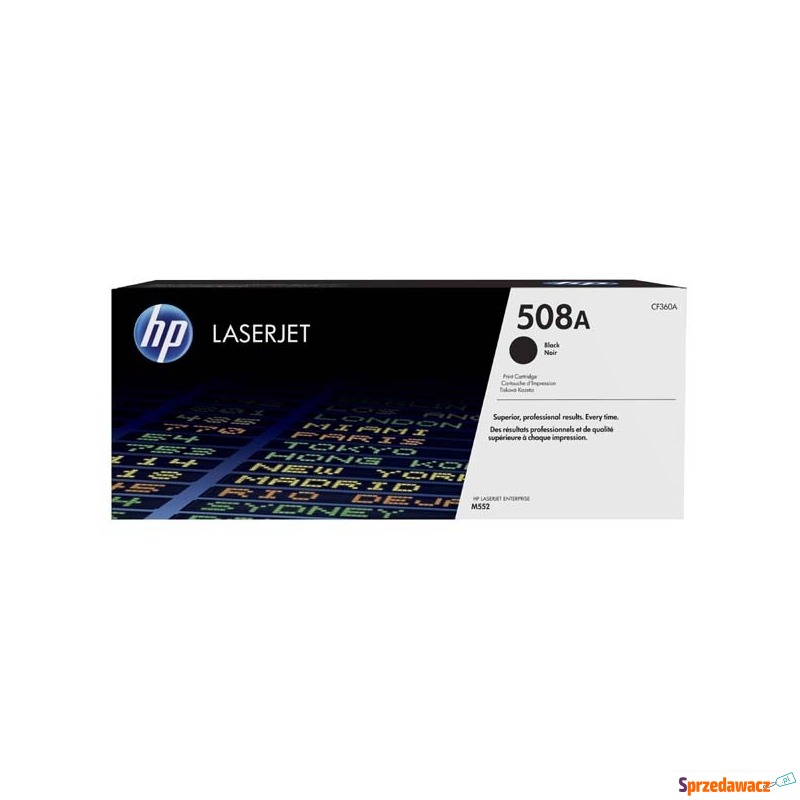 Oryginalny toner HP 508A czarny...