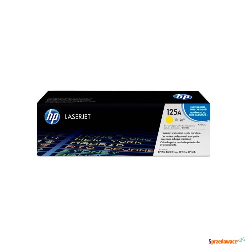 HP oryginalny toner CB542A, yellow,...