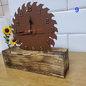 Zegar Handmade Loft, Warsztat, Vintage - Pozostałe dekoracje - Tarnów - zdjęcie 2