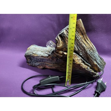 Lampka handmade z drewna - unikatowa dekoracja - Pozostałe dekoracje - Tarnów - zdjęcie 4