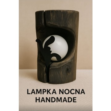 Lampa stojąca drewniana "Handmade" - Pozostałe dekoracje - Tarnów - zdjęcie 1