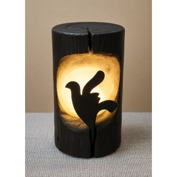 Lampa stojąca drewniana "Handmade" - Pozostałe dekoracje - Tarnów - zdjęcie 2