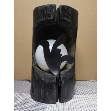 Lampa stojąca drewniana "Handmade" - Pozostałe dekoracje - Tarnów - zdjęcie 3