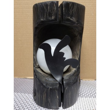 Lampa stojąca drewniana "Handmade" - Pozostałe dekoracje - Tarnów - zdjęcie 4