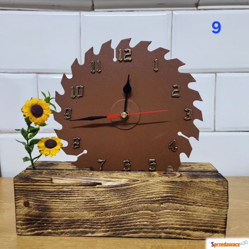 Zegar Handmade Loft, Warsztat, Vintage - Pozostałe dekoracje - Tarnów