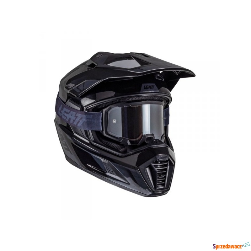 Kask motocyklowy z goglami Leatt...