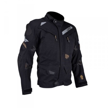 Kurtka motocyklowa tekstylna Leatt Adv Dritour 7.5 Stealth Black Grey