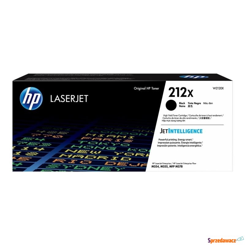 Oryginalny toner HP 212X XL czarny...